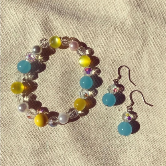 🌞 Sunny Day Beaded Bracelet Set - Picture 1 of 1